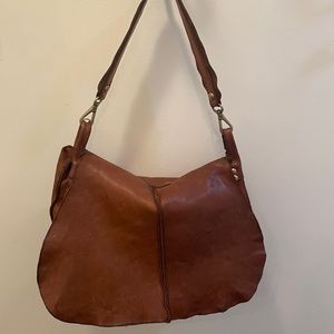 Authentic CAMPOMAGGI Brown Leather bag
